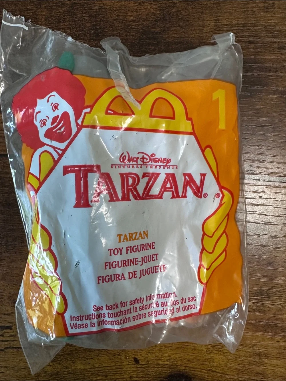 Vtg 1999 McDonalds Disney Tarzan Happy Meal Toys Lot New Sealed Terk Jane 5pc
